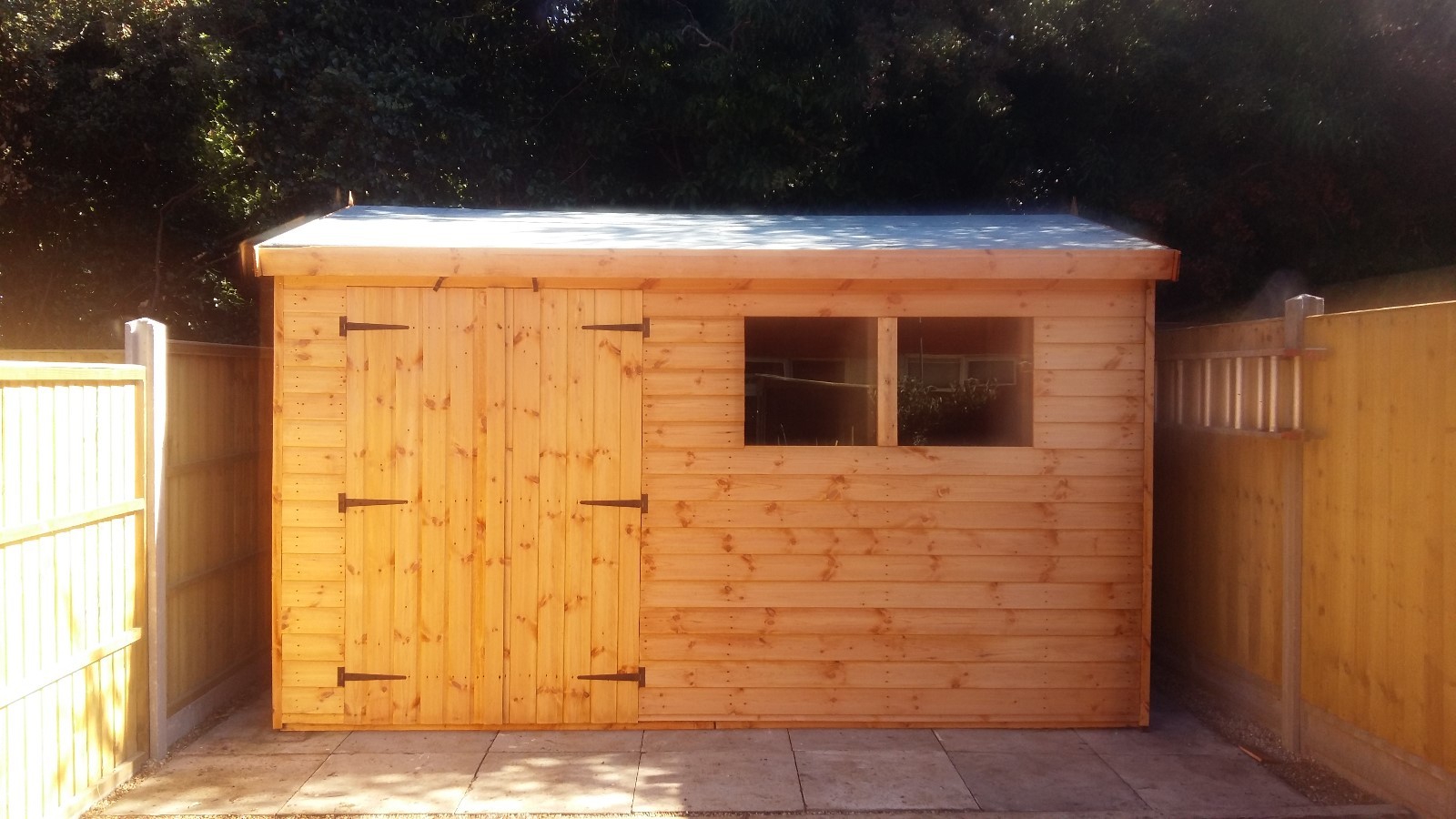 SHED 10X8 HeavyDuty T&amp;G 3x2 FRAMING DOUBLE DOORS FREE 