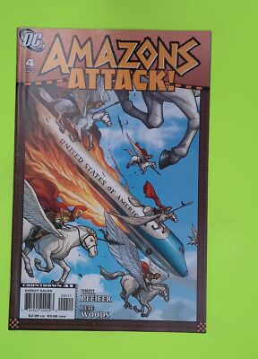 Amazons Attack #4 2007 DC Comics Mid Grade Comic Book L81-181