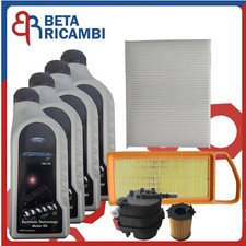 Kit Tagliando Ford Fiesta V 1.4 TDCi Fusion  Filtri 4 Litri Olio Ford 5W30