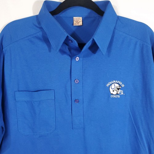 Camisa polo para hombre Indianapolis Colts XL gris ligera NFL S23 - Imagen 2 de 7