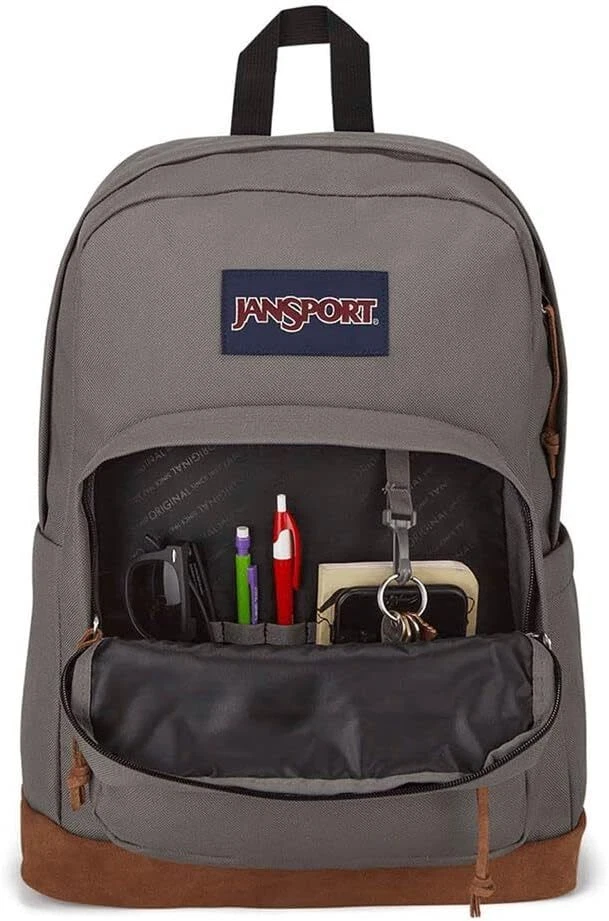 Mochila JanSport Right Pack - Mochila Duradera con Talla Única, Gris Grafito Foto 4 de 4