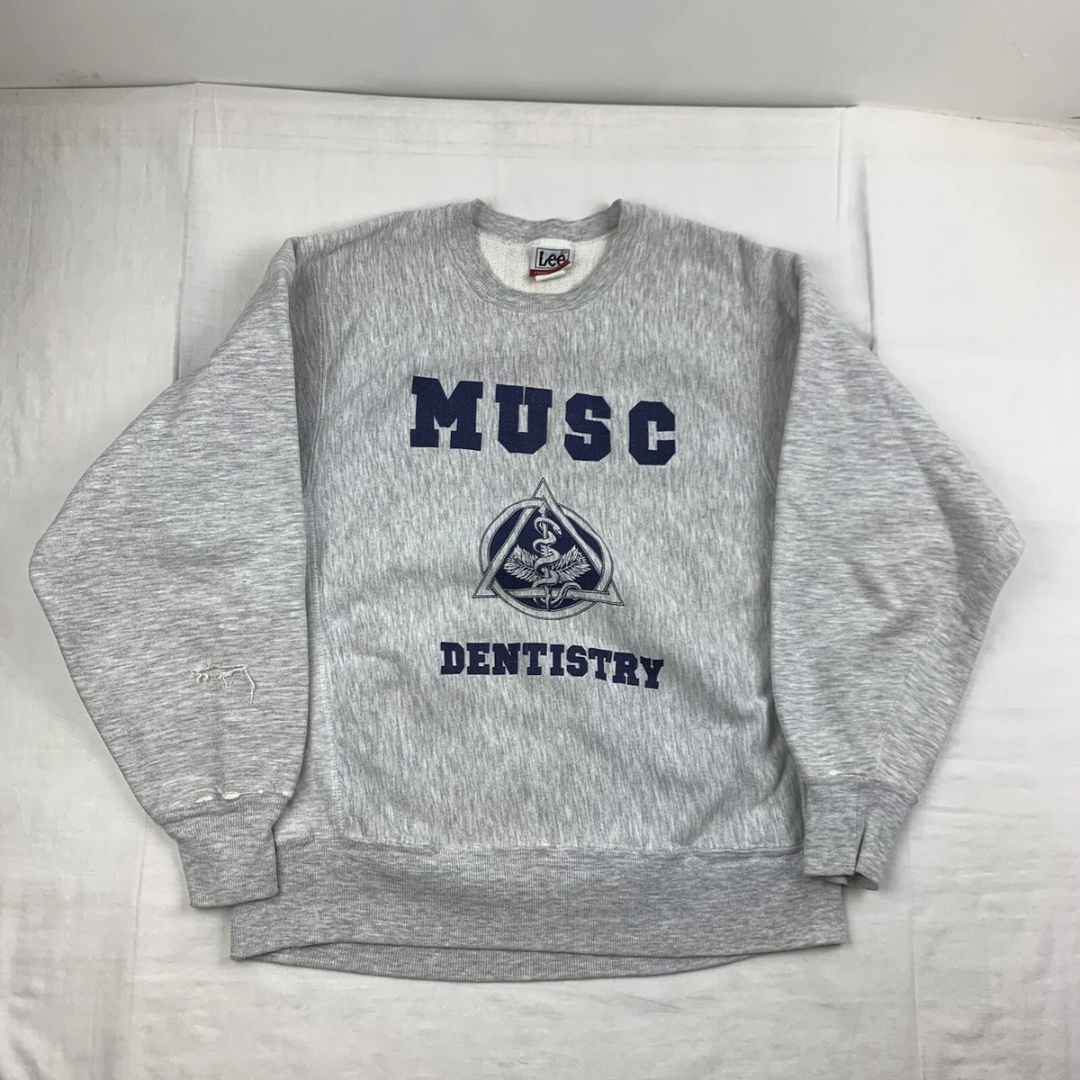 Vintage MUSC Dentistry Sweatshirt Adult Large Gray Pullover Crewneck  College 90s | eBay