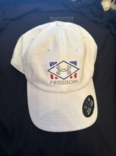 Under Armour Men's UA Freedom Blitzing Adjustable Fit Cap Dad Hat Black White