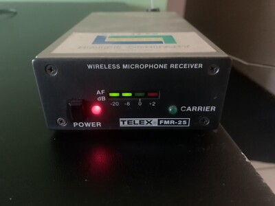 Telex Communications Fmr-25 Wireless Microphone Receiver With Antenna