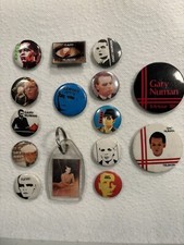 14x Gary Numan Pin Button Vintage 70s & 80s