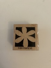 Stampin Up Flower Blossom Wood Mounted Rubber Stamp EUC RS28