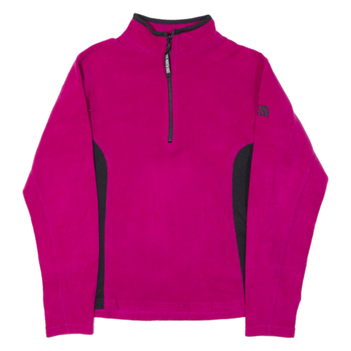 THE NORTH FACE Womens Fleece Pink 1/4 Zip S - Picture 1 of 6