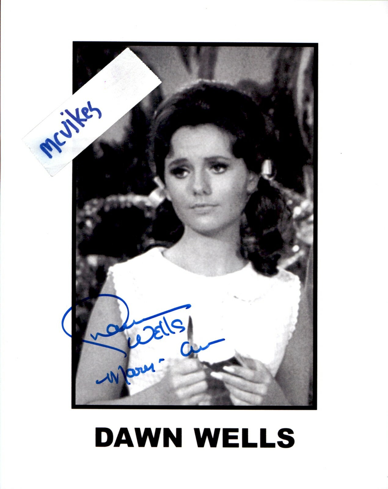 dawn-wells-as-mary-ann-summers-gilligan-s-island-signed-8x10-photo-coa