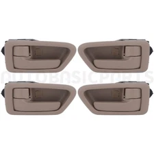 For 1997-2001 Toyota Camry 4 pcs Front Rear Left Right Side Interior Door Handle