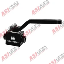 ASI Aluminum Brake Line Lock Shut Off Valve 1/8" NPT Billet