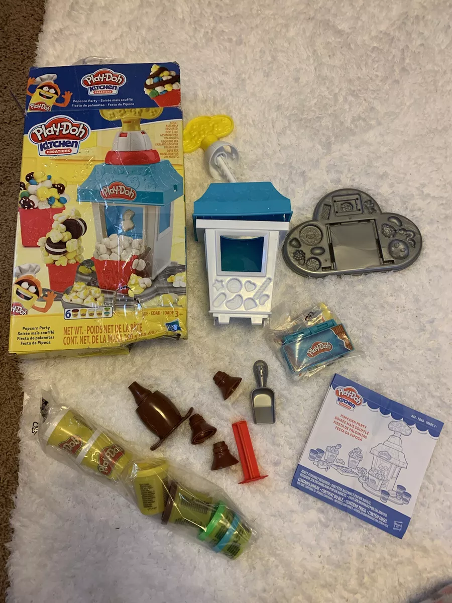 Play Doh Kitchen Creations Popcorn Party Play Food Set
