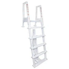 Heavy Duty Resin In-Pool Above Ground Swimming Pool Ladder - 48" up to 54"