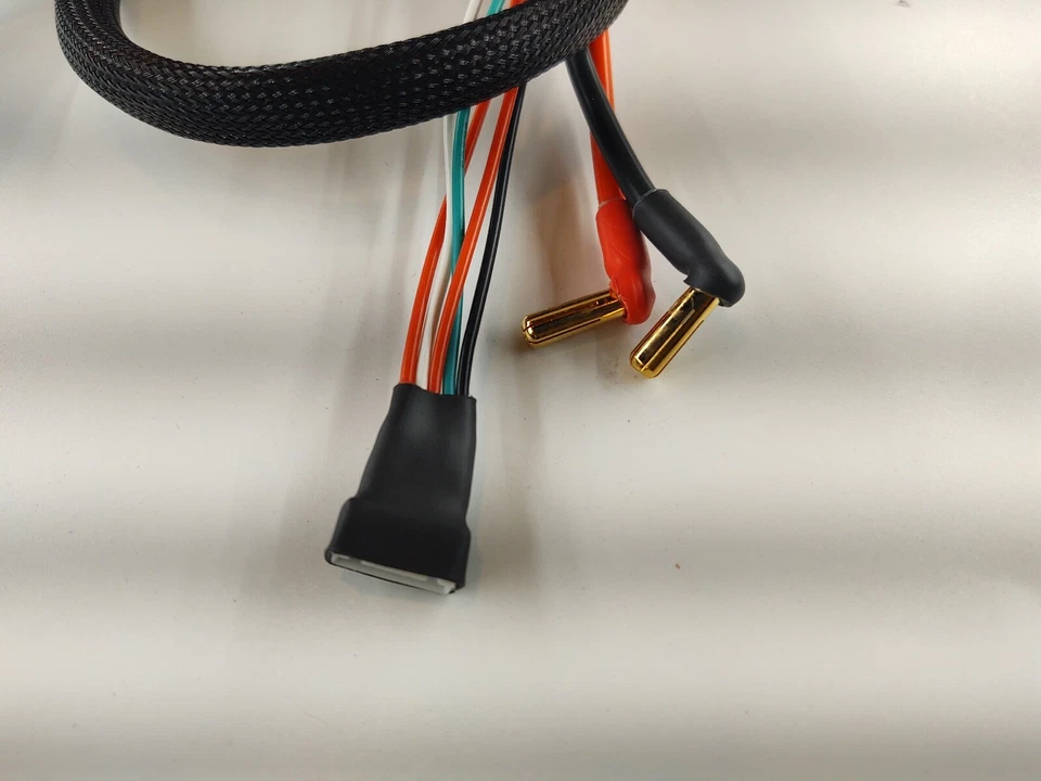 24 Long RC Balance Charge Lead Charger 4mm 2s/4s battery 4/5mm banana - Image 2 of 4