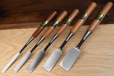 Fujikawa Kinari Nomi Japanese Paring Chisels Set of 5
