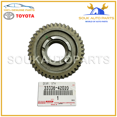 33336-42020 Genuine Toyota GEAR, 5TH 3333642020 OEM CAMRY COROLLA