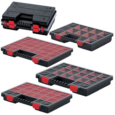 Sortimentskasten mit Deckel Organizer Kleinteilemagazin Sortierkasten Box