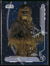 Star Wars Topps Chrome 2024 Card Refractor - Rebel Alliance RA-4 Chewbacca