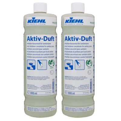 Kiehl Aktiv-Duft 2 x 1 Liter Parfüm-Konzentrat für Sanitärräume Raumduft Set
