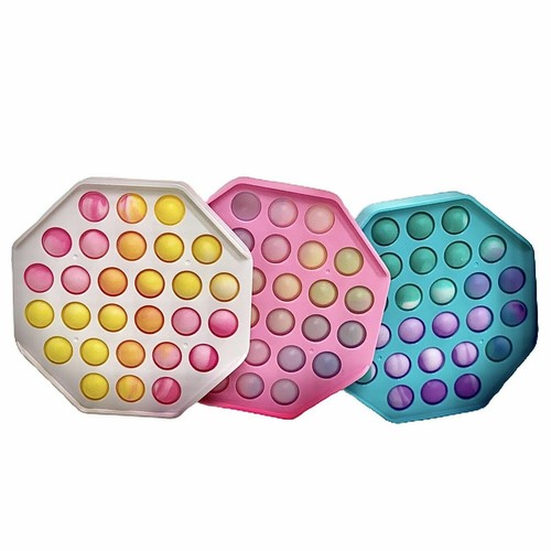 Popit Fidget Toy Plush Stress Relief Bubble Sensory Kids Family Games Prop NEW | eBay