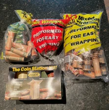 Bundle Vintage MMF Industries Coin Counter, Sorter, Wrapper 100 + Wrappers 4in1