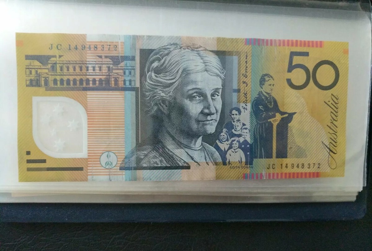 RARE 2014 $50 LAST PREFIX 