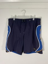 Nike Board Shorts Swim Trunks Mesh Lined Blue Men's Size Medium