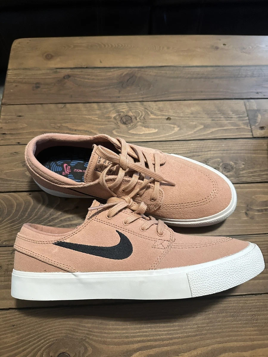 Nike SB Zoom Stefan Janoski AQ7475-600 Men’s Sz 11.5 Dusty Rose Gold Skate Shoes Nike SB Zoom Janoski OG+ SE Pony Hair Pearl White Summit  main image 4