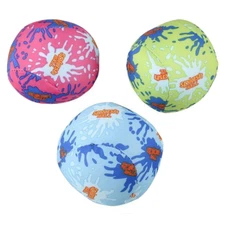 3 PK WATER SPLASH BALL POOL TOY / BEACH / PLAY FUN / SUMMER / THROW SPLASH BALLS