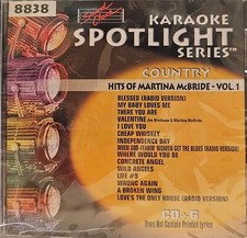 SC8838 MARTINA MCBRIDE      NEW IN PLASTIC SOUND CHOICE KARAOKE CDG LOT WA