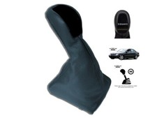 SCHALTKNAUF F&Uuml;R MERCEDES CLK W208 97-02 DUNKELBLAU LEDER ELEGANCE EMBLEM