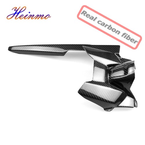 Real Carbon Fiber Rear Hugger Fender Mudguard Chain Guard For MT07 2013 - 2024 - Picture 3 of 5