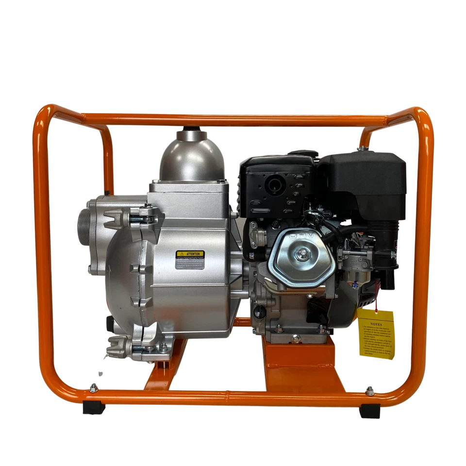 3" Petrol Water Pump Extra Large Heavy Duty Trash Pump Lifan 9hp Engine Hose Kit - Image 4 of 4