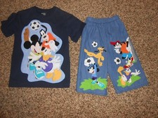 4 5 6 Boys Custom Boutique DISNEY One Sweet Wish Resell Soccer Mickey Goofy Dona