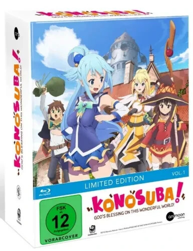 KonoSuba - Vol.1 + Sammelschuber Limited Edition - Blu-Ray NEU/OVP - Bild 3