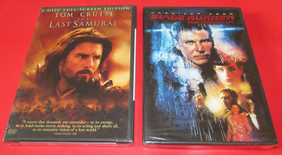 THE LAST SAMURI (2-DVD) & BLADE RUNNER: FINAL CUT (DVD)  Brand New, Fact. Sealed