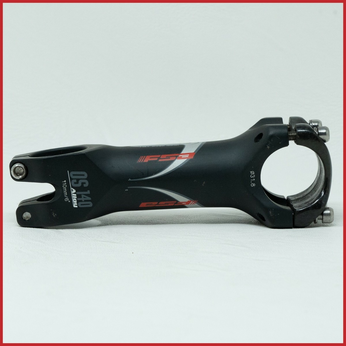 NOS FSA OS 140 STEM THREADLESS 110mm 1+1/8 INCH 31.8 ROAD