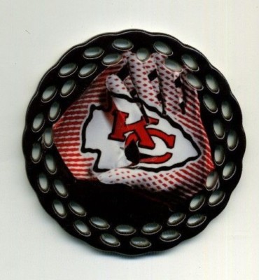 Kansas City Chiefs -  Porcelain Christmas Ornament - Double Sided  -  