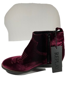 Replay  stiefeletten 37 Damen booties Burgandy