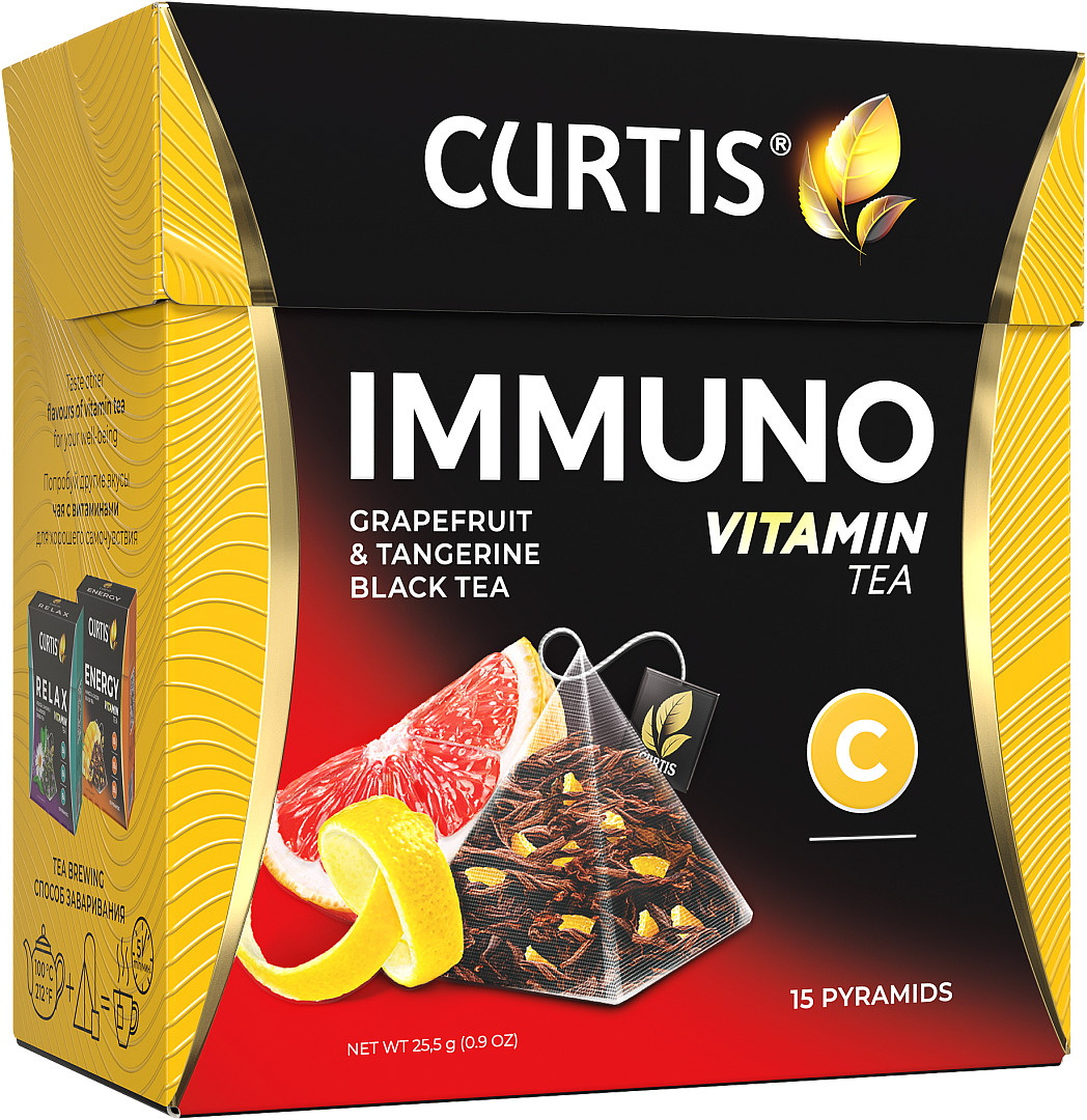 Immuno Grapefruit And Tangerine Flavor Teabags 15 Ct.