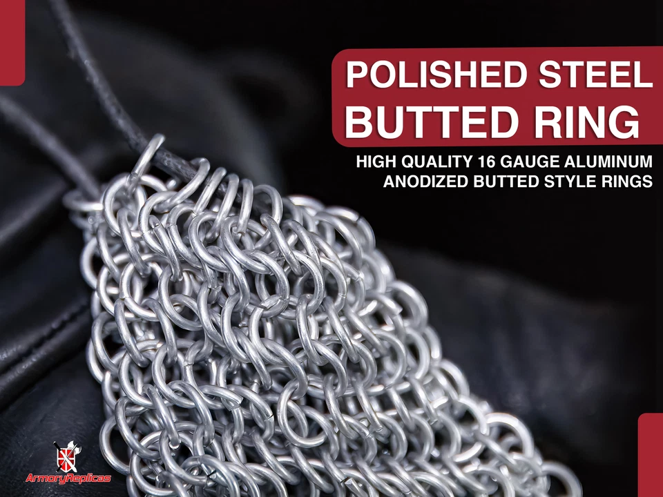 Bolso medieval para dados cota de malla LARP D&D bolsa para monedas con cordón de cuero Foto 4 de 4