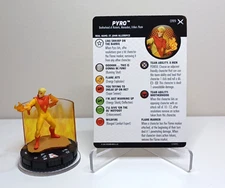 Heroclix: Pyro #099 w/ fx base - X of Swords - Play at Home LE