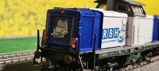 SELTEN ☆ MÄRKLIN H0 3072 ☆ R-B-H ☆GANZ VORN UNTERWEGS  V 100 PAINTED DIGITAL EVP