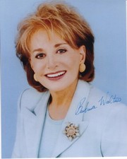 BARBARA WALTERS Signed Autographed 8x10 Photo