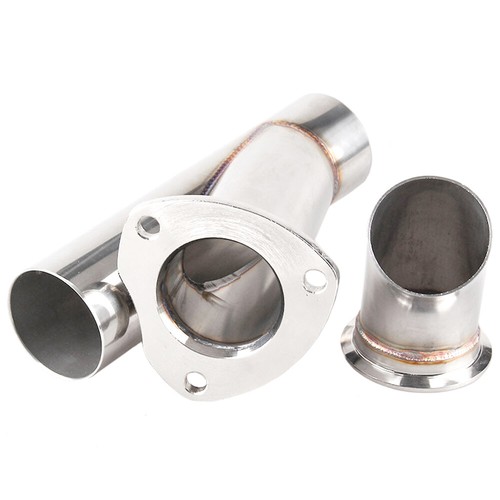 2.25" Electric Exhaust Valve Down Pipe Back Y Pipe Kit W/ Remote Switch US New - Picture 5 of 11