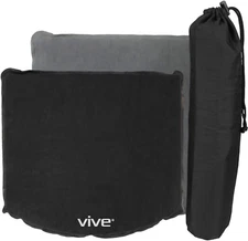 Self Inflatable Seat Cushion - Portable Pad for Stadiums, Bleachers, Airplanes, 