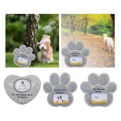 Haustier Grabmal mit Bildschlitz, Verlust von Haustier Geschenk, personalisiertes Hundedenkmal