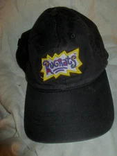 Rugrats Logo 2021 Nickelodeon Viacom International Strap Black Cap Hat Rare