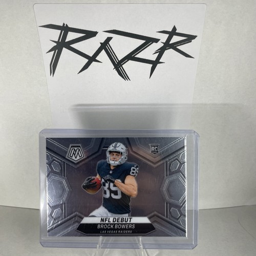 2024 BROCK BOWERS ROOKIE RC LOT SILVER PRIZM NFL DEBUT PRESTIGE RAW MINT RAIDERS - Picture 4 of 6