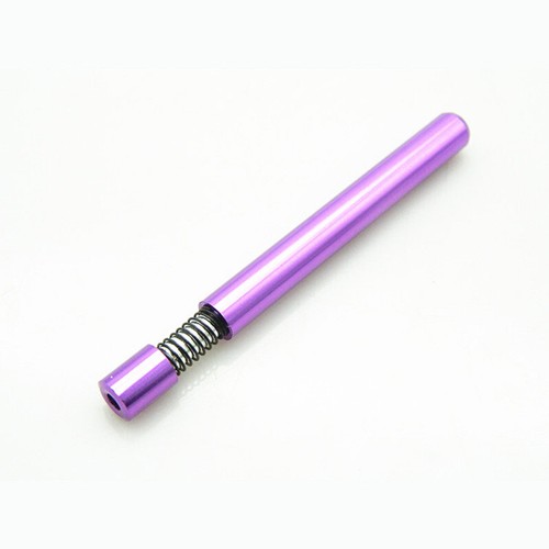 10X Selbstreinigende One Hitter Metall Tabak Rauchen Unterstand Pfeife Feder Kräuterrohre - Bild 7 von 9