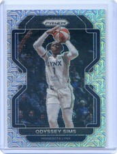 2022 Panini WNBA Prizm ODYSSEY SIMS #102 SILVER MOJO PRIZM #6/25 LYNX